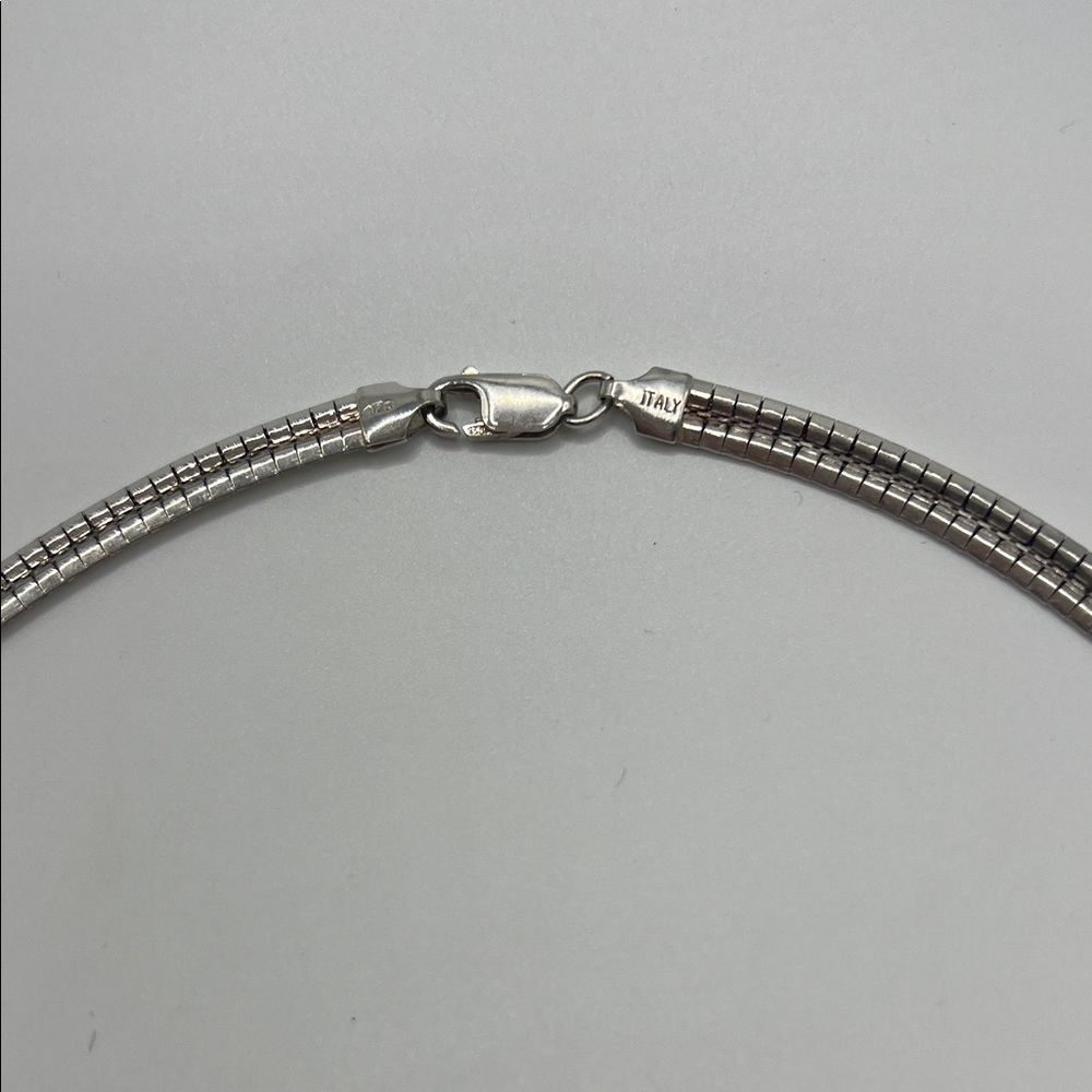 Sleek Pure Solid 14kt White Solid Gold Plate Pure… - image 6